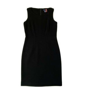 Ann Taylor Black Sleeveless Lined Career sheath s2